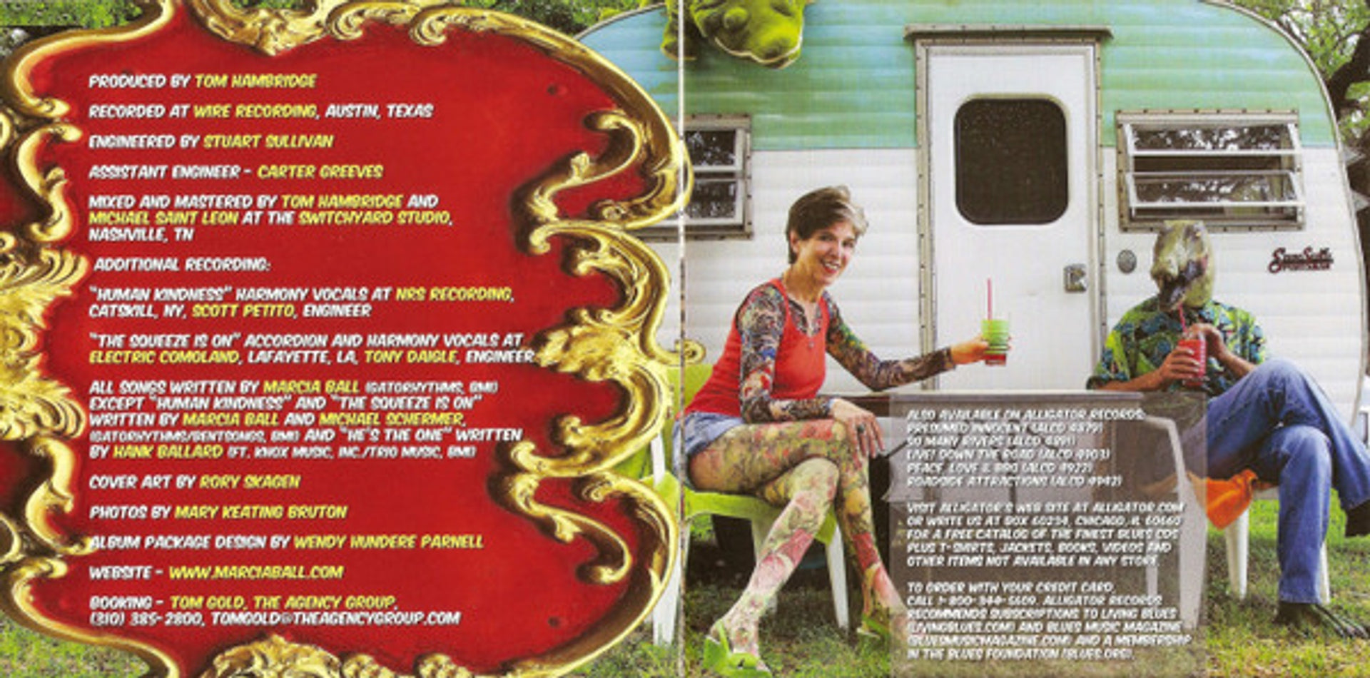 Image 2: Marcia Ball – Tattooed Lady & the Alligator Man CD | Relix