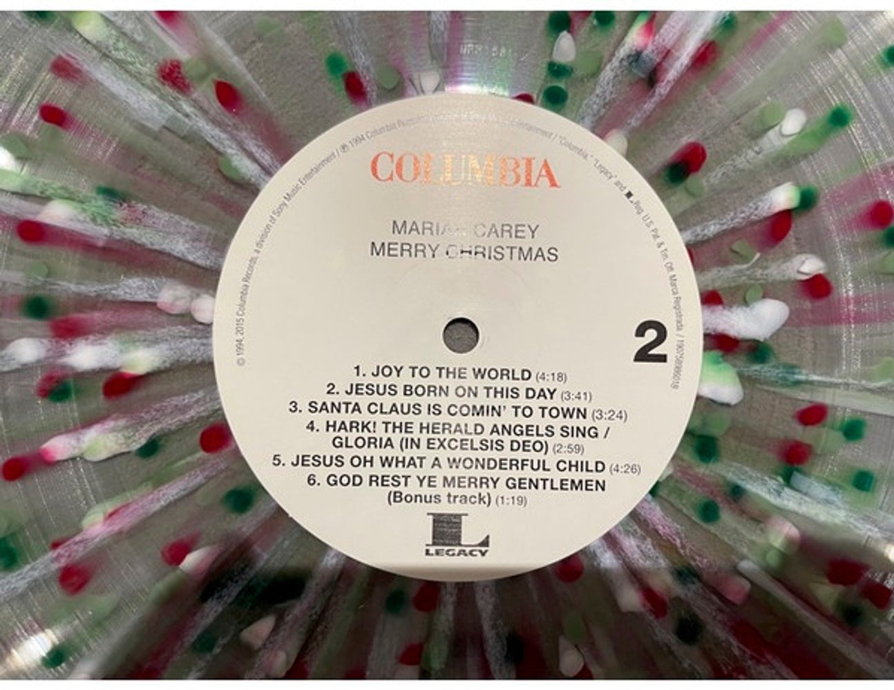 Image 2: Mariah Carey – Merry Christmas (Deluxe Anniversary Edition LP Vinyl) Vinyl LP | Relix