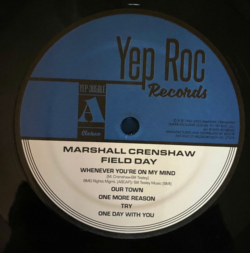 Image 2: Marshall Crenshaw – Field Day (Bonus Tracks, Deluxe, Aniv, Exp LP Vinyl) Vinyl LP | Relix