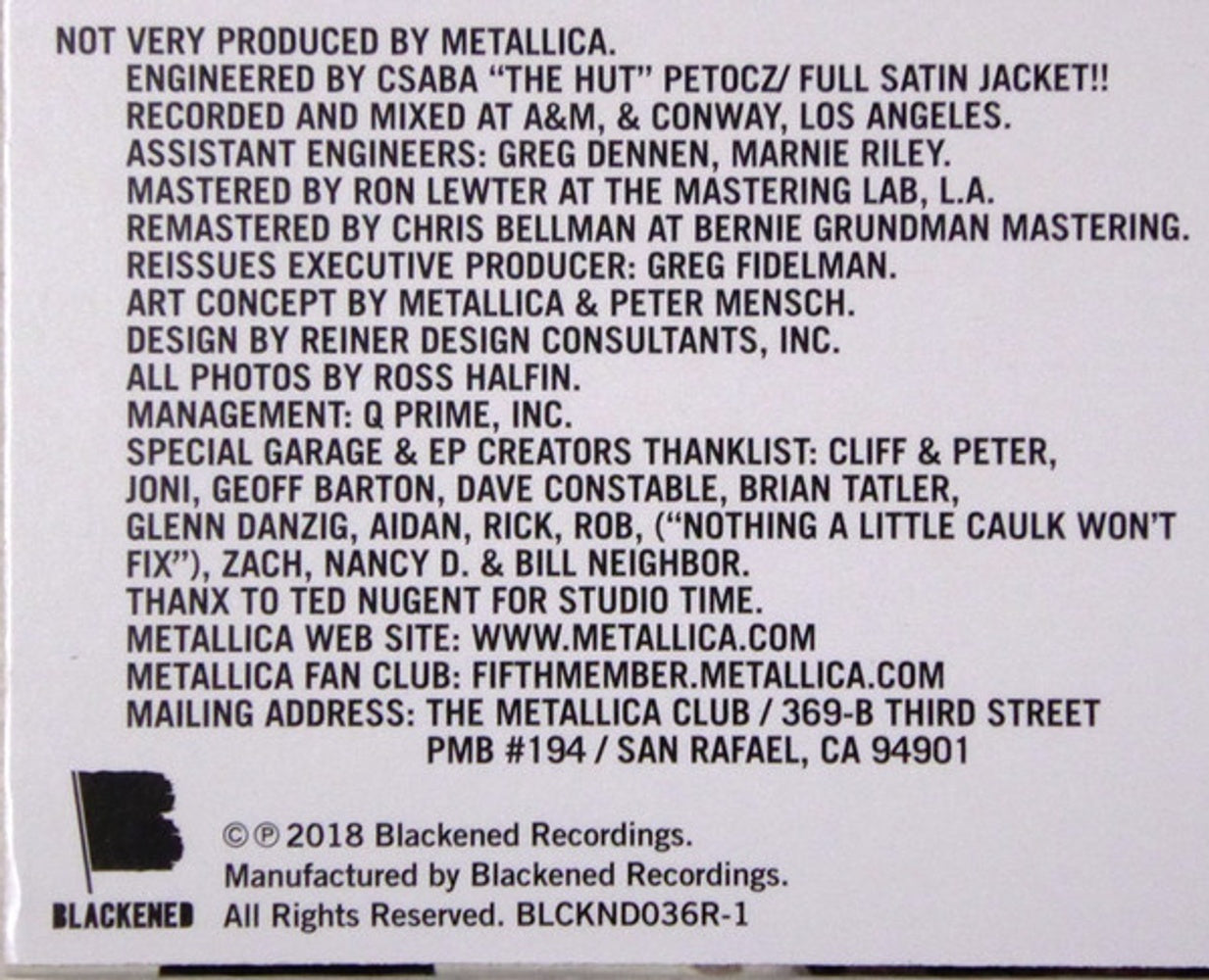 Image 2: Metallica – The $5.98 EP - Garage Days Re-Revisited (Black LP Vinyl) Vinyl LP | Relix