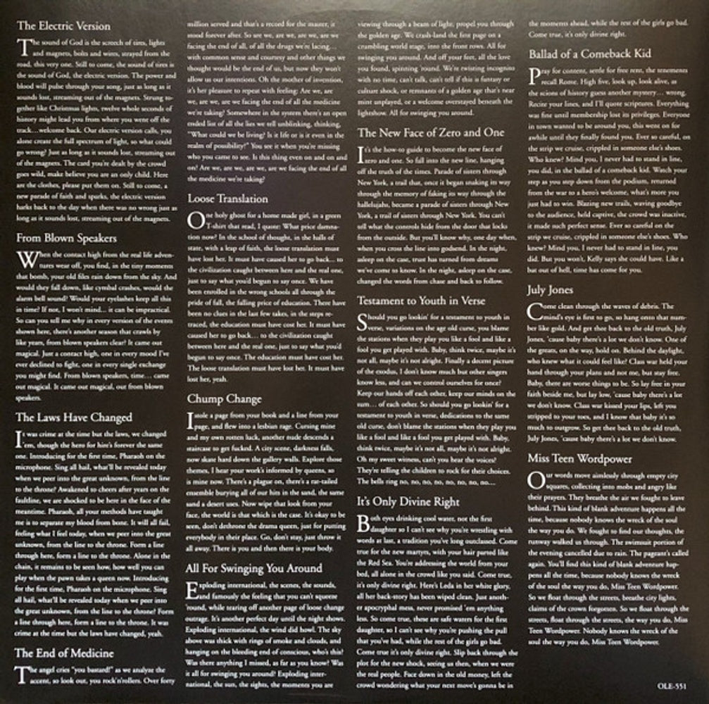 Image 2: New Pornographers – Electric Version (Blue, Clear LP Vinyl) Vinyl LP | Relix