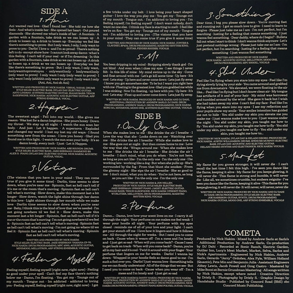 Image 2: Nick Hakim – COMETA Vinyl LP | Relix