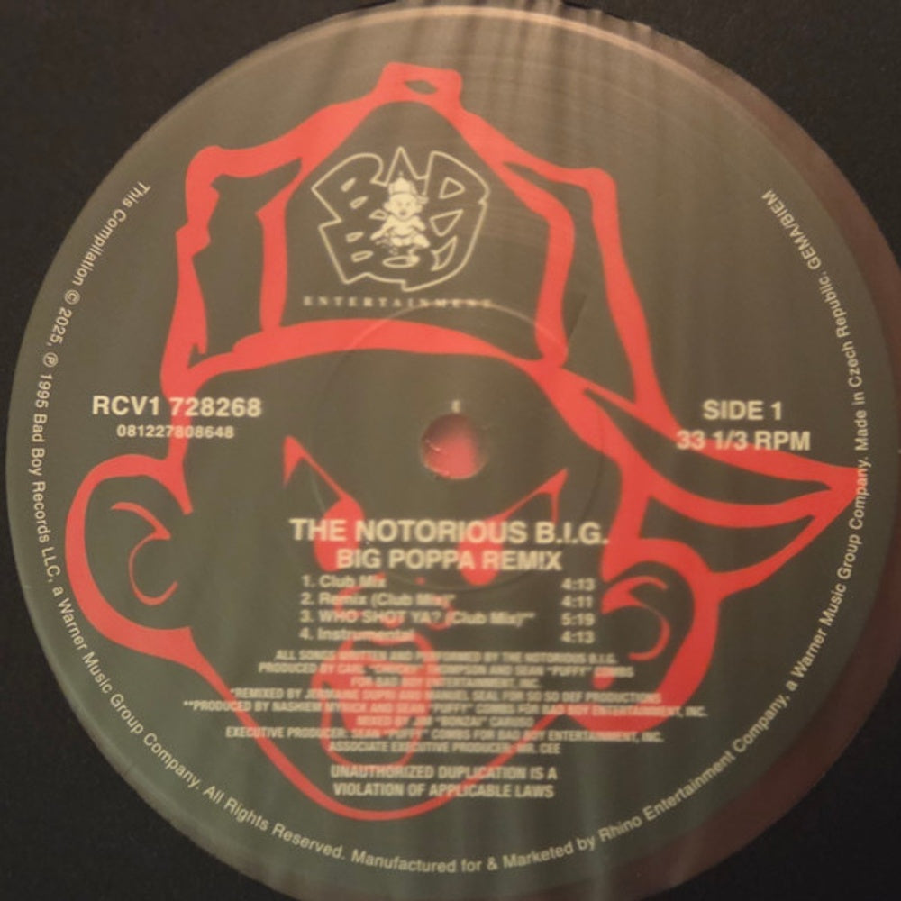 Image 2: Notorious BIG – Big Poppa (RSD Black Friday 2025 12" Vinyl) Vinyl LP | Relix