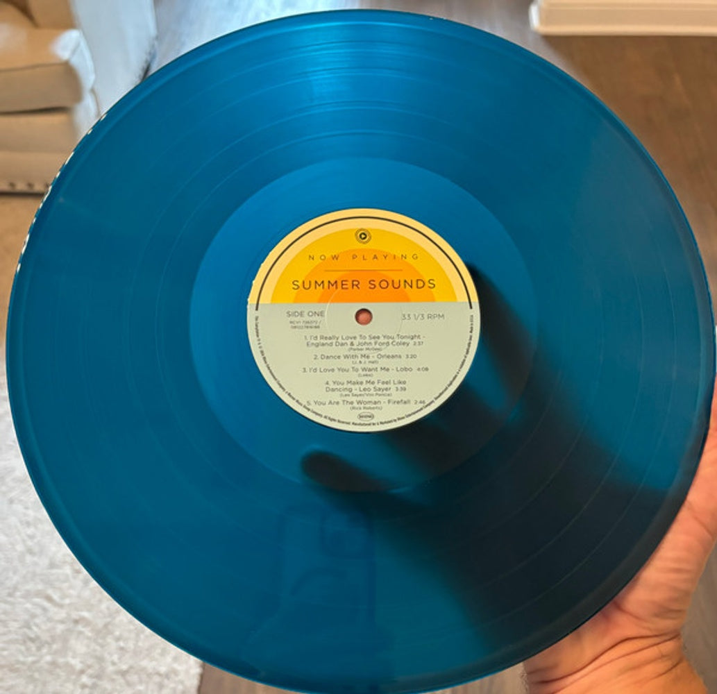 Image 2: Now Playing: Summer Sounds / Various (Blue) (Colv) – Now Playing: Summer Sounds / Various (Blue, Colored LP Vinyl) Vinyl LP | Relix