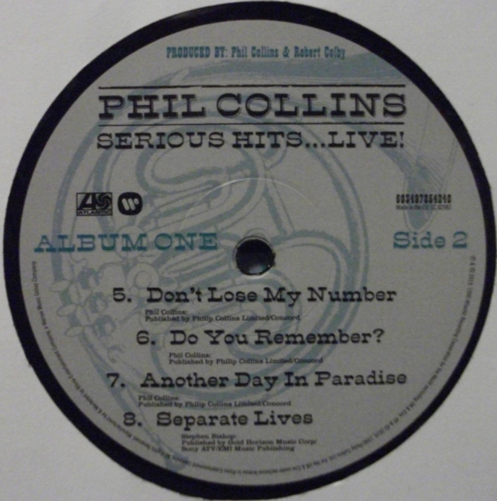 Image 2: Phil Collins – Serious Hits...Live! (Remastered LP Vinyl) Vinyl LP | Relix