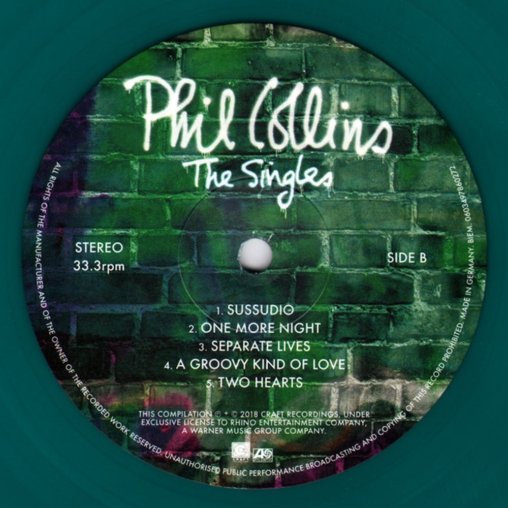 Image 2: Phil Collins – Singles (Colored LP Vinyl) Vinyl LP | Relix