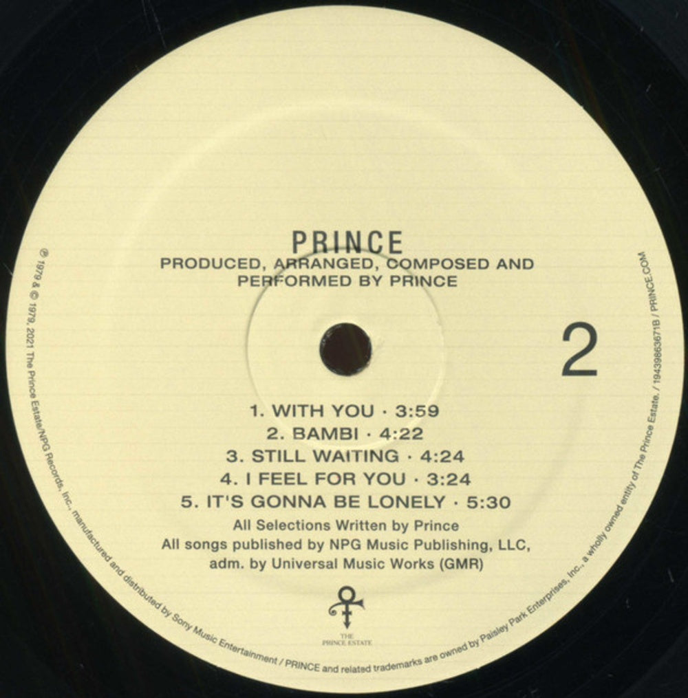 Image 2: Prince – Prince Vinyl LP | Relix