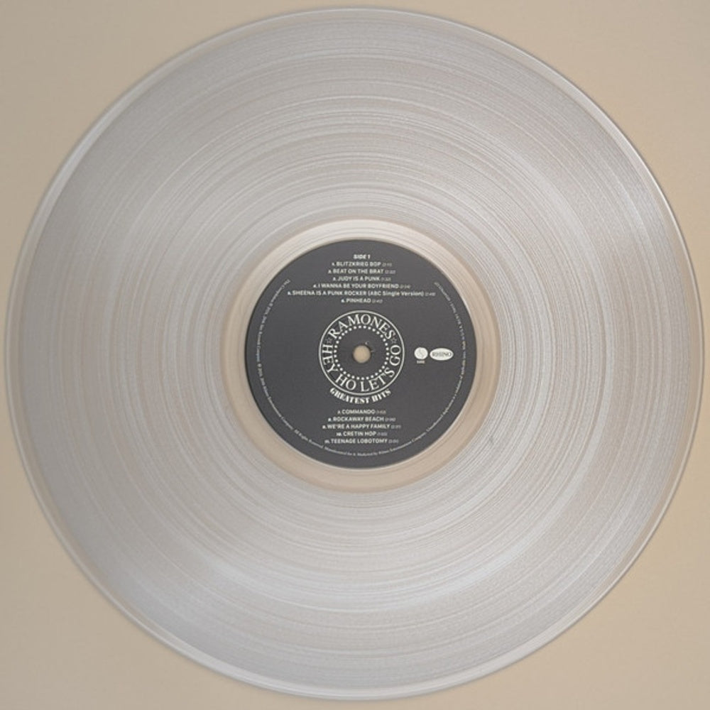 Image 2: Ramones – Greatest Hits (Clear LP Vinyl) Vinyl LP | Relix