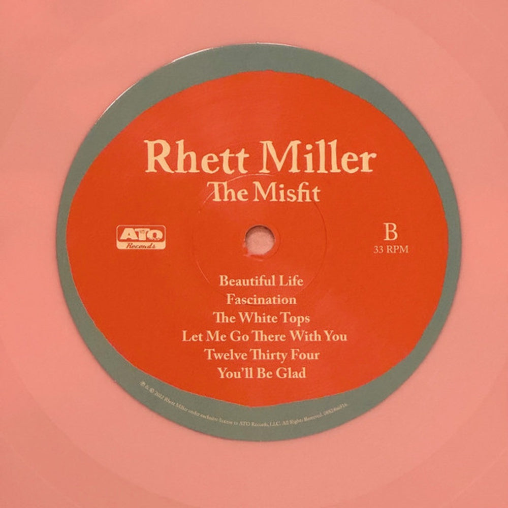 Image 2: Rhett Miller – The Misfit (Light Blue Opaque LP Vinyl) Vinyl LP | Relix