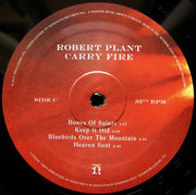 Image 2: Robert Plant – Carry Fire Vinyl LP | Relix
