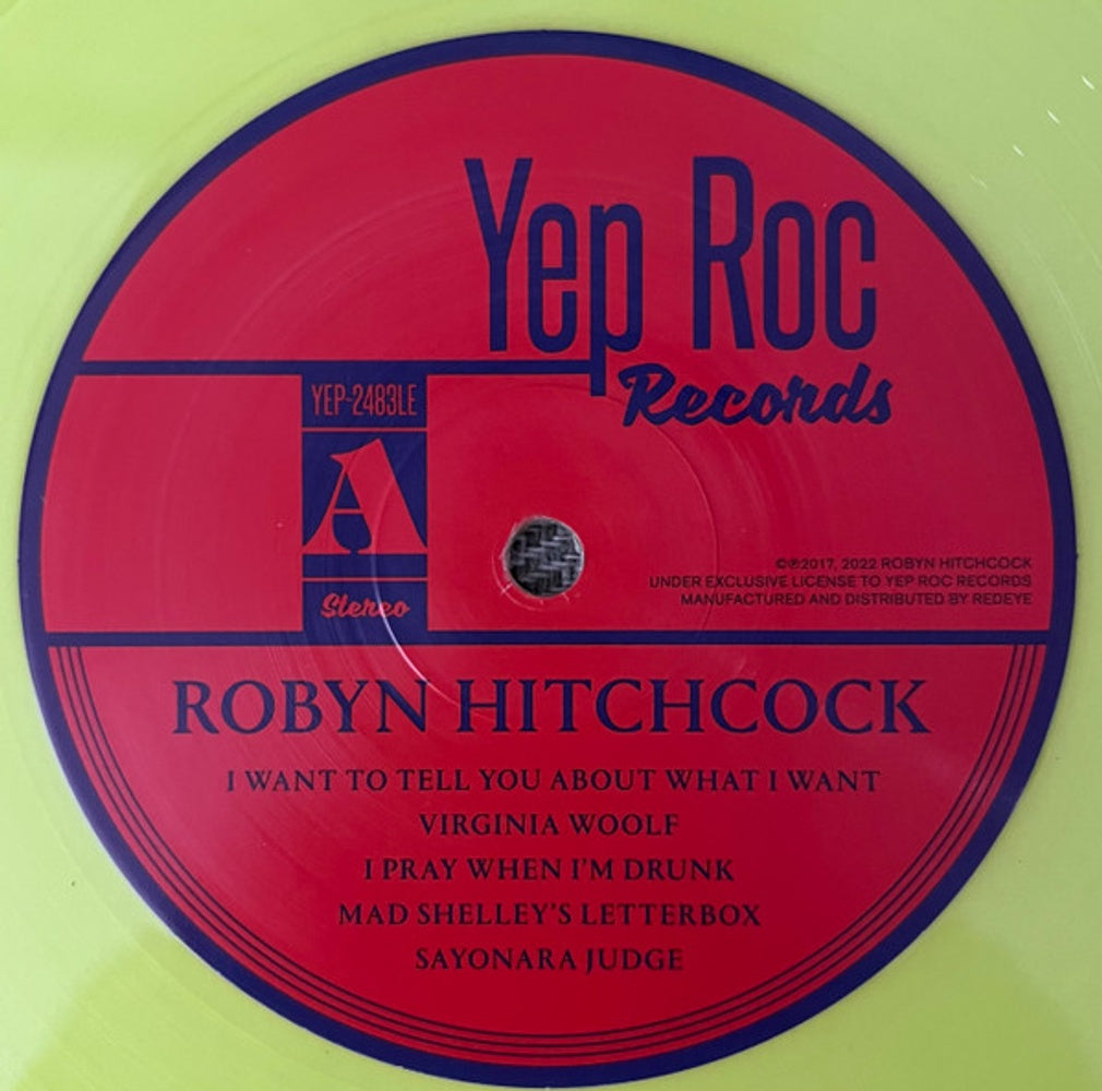 Image 2: Robyn Hitchcock – Robyn (Colored, Gate, Grn, Limited Edition LP Vinyl) Vinyl LP | Relix