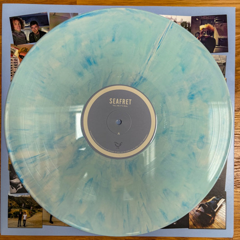 Image 2: Seafret – Tell Me It's Real: 10th Anniversary (Sky Blue Marble LP Vinyl) Vinyl LP | Relix