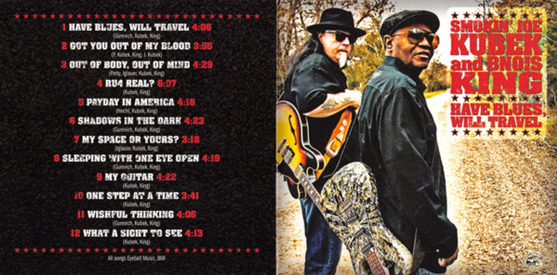 Image 2: Smokin' Joe Kubek & Bnois King – Have Blues Will Travel CD | Relix