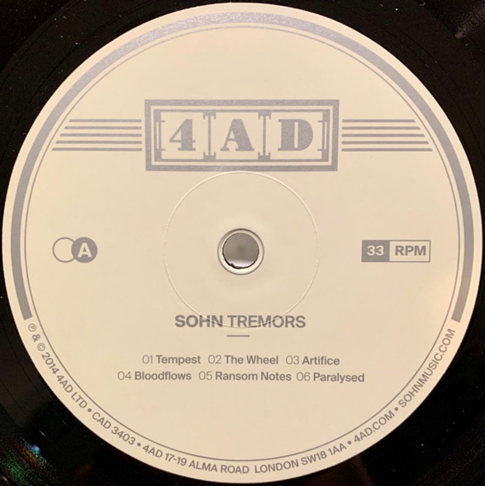 Image 2: Sohn – Tremors Vinyl LP | Relix