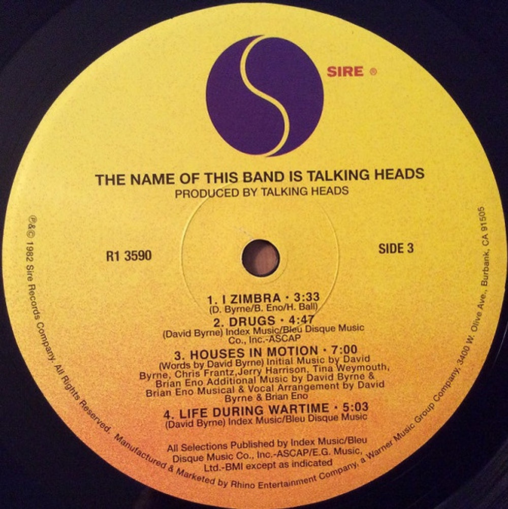 Image 2: Talking Heads – The Name Of This Band Is Talking Heads Vinyl LP | Relix