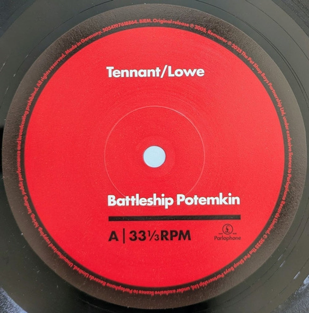 Image 2: Tennant / Lowe – Battleship Potemkin (Remastered LP Vinyl) Vinyl LP | Relix
