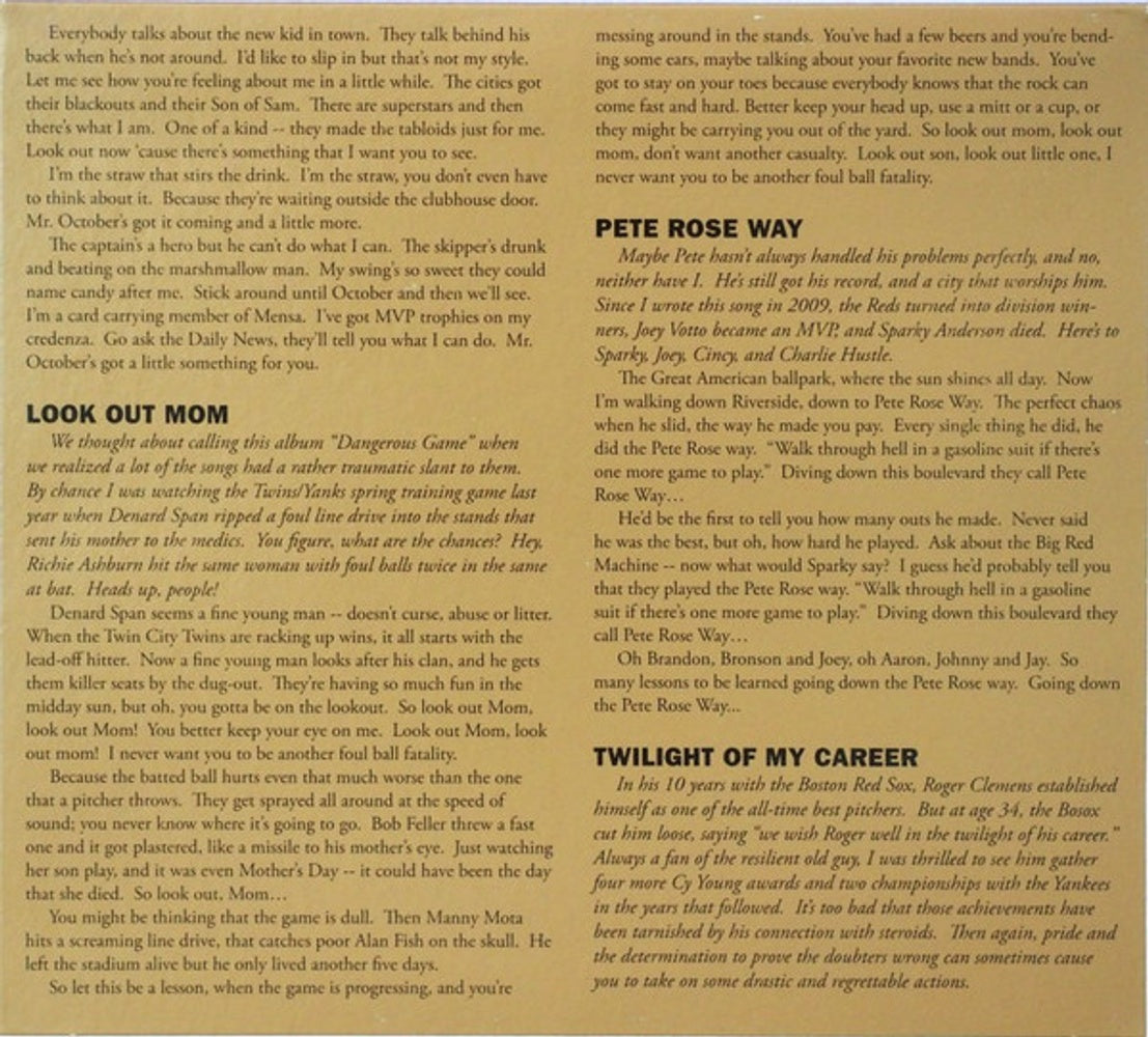 Image 2: The Baseball Project – Vol. 2: High and Inside CD | Relix