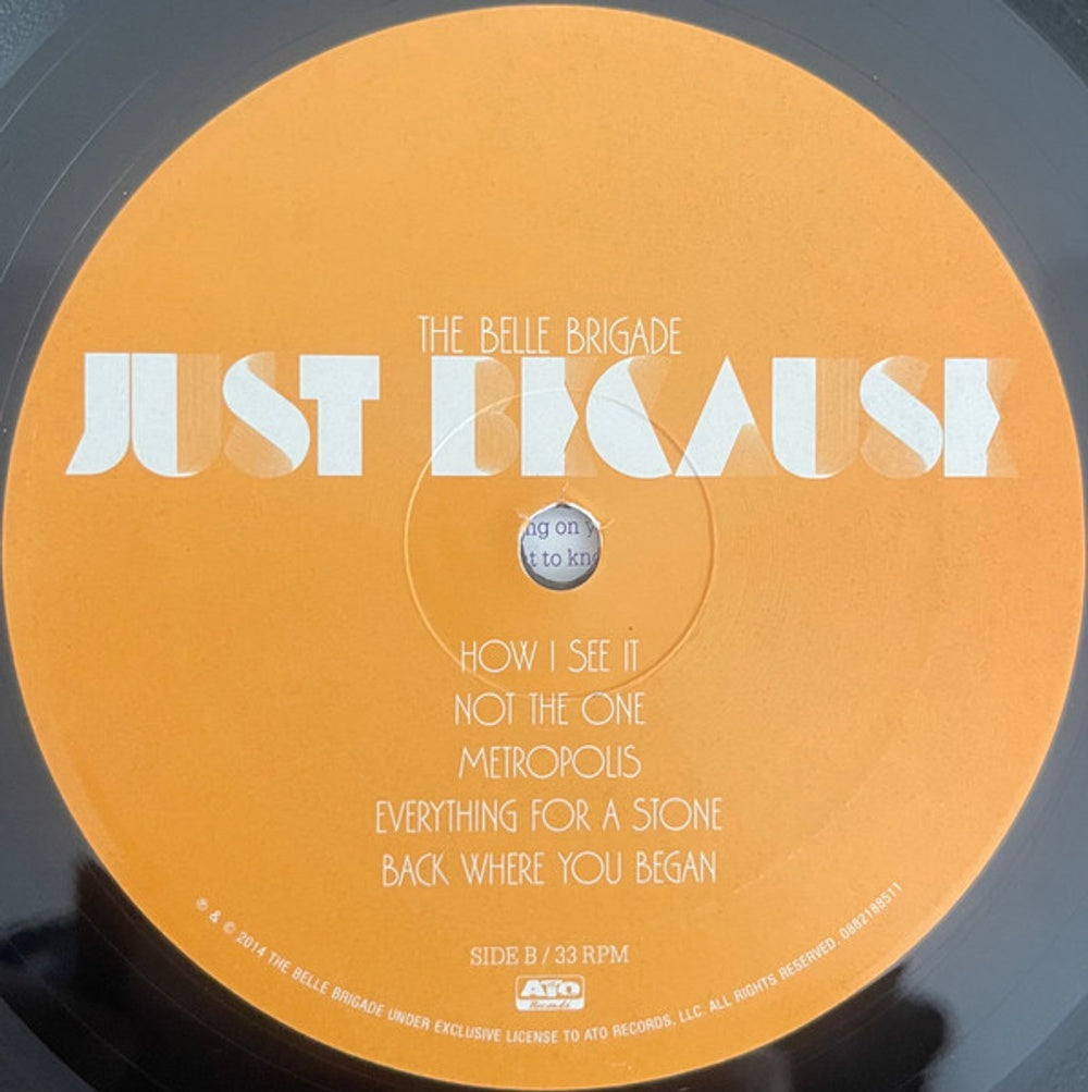 Image 2: The Belle Brigade – Just Because Vinyl LP | Relix