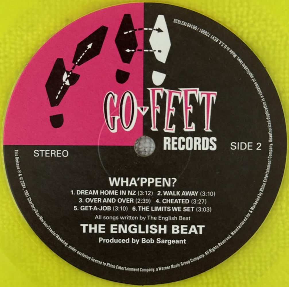 Image 2: The English Beat – Wha'ppen? [Clear Vinyl] (Grn) (Ofgv) [Record Store Day] (Ylw) (Exp) Vinyl LP | Relix