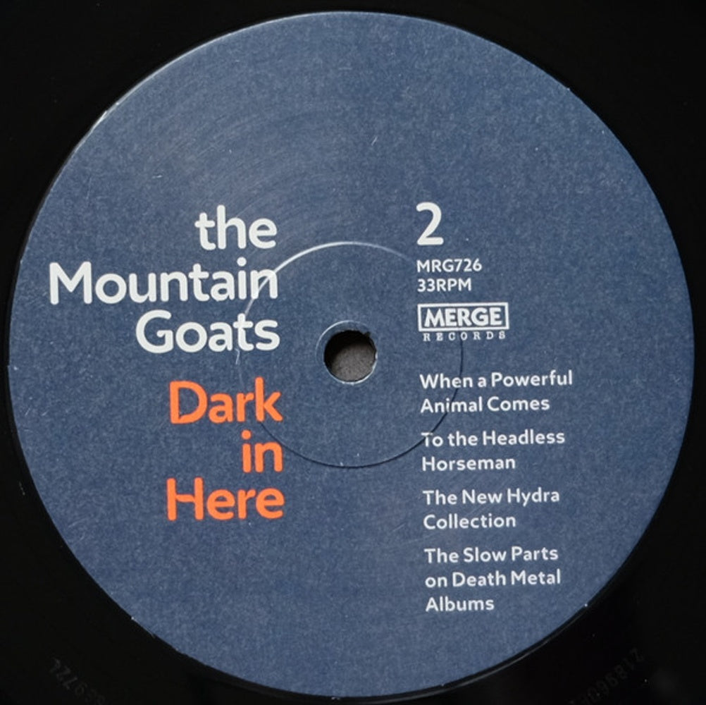 Image 2: The Mountain Goats – Dark In Here Vinyl LP | Relix