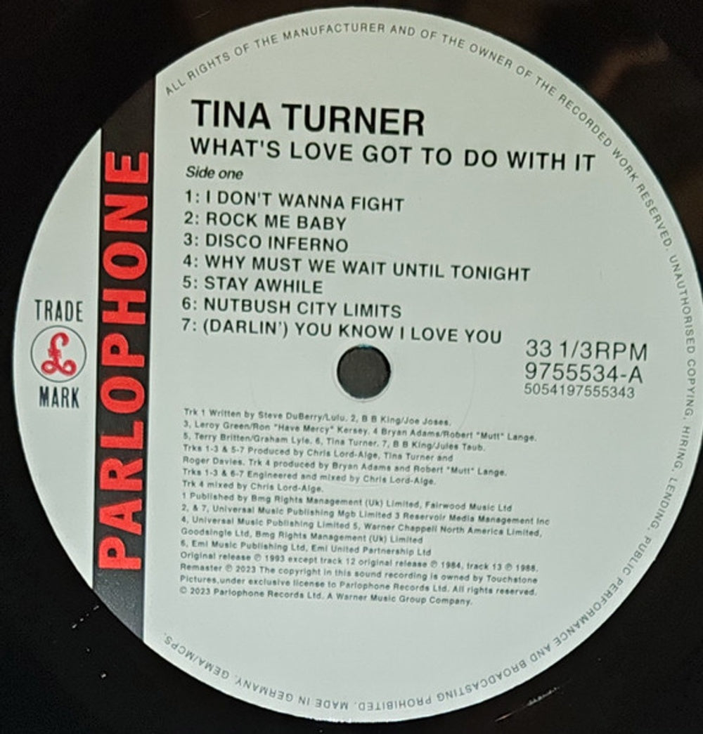 Image 2: Tina Turner – What's Love Got To Do With It (30th Anniversary LP Vinyl) Vinyl LP | Relix