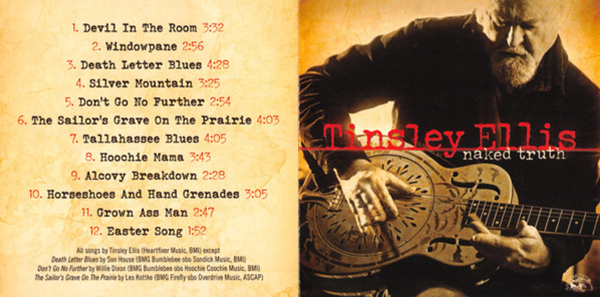 Image 2: Tinsley Ellis – Naked Truth CD | Relix