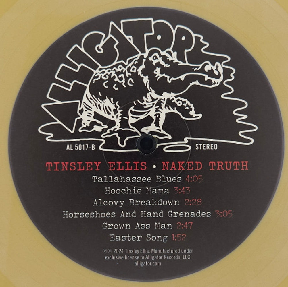 Image 2: Tinsley Ellis – Naked Truth (Colored, Gol LP Vinyl) Vinyl LP | Relix