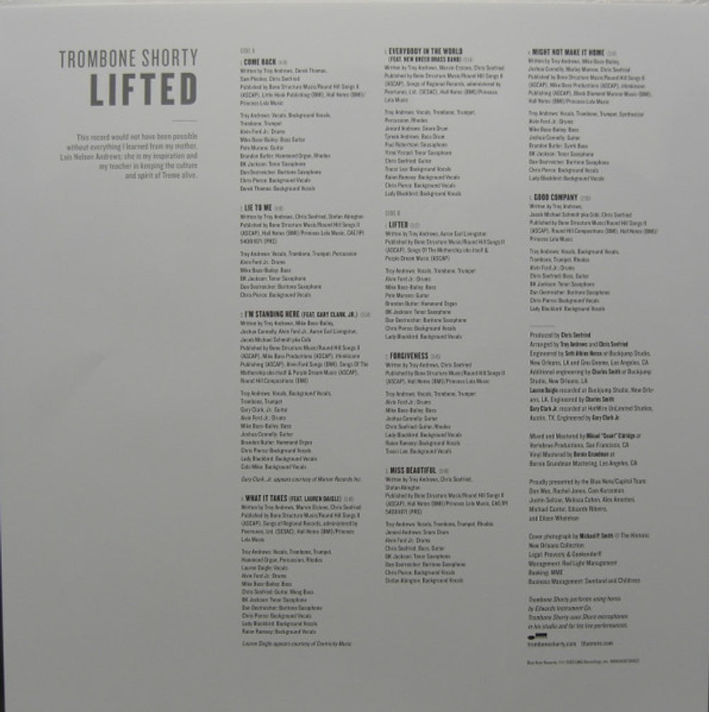 Image 2: Trombone Shorty – Lifted Vinyl LP | Relix