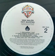 Image 2: Van Halen – Fair Warning: Remastered Vinyl LP | Relix
