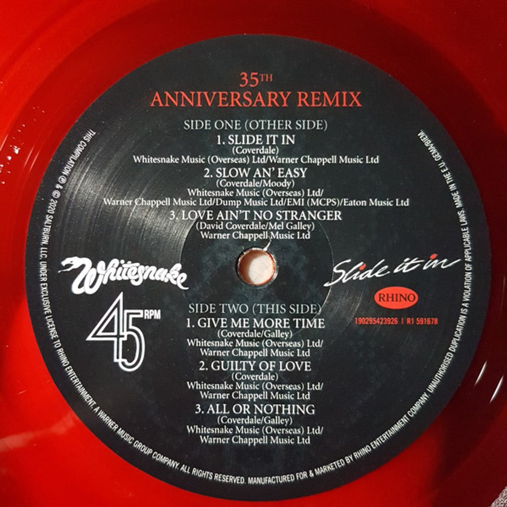 Image 2: Whitesnake – Slide It In (35th Anniversary Remix LP Vinyl) Vinyl LP | Relix