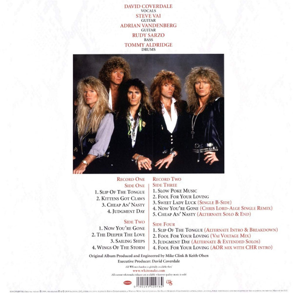 Image 2: Whitesnake – Slip Of The Tongue (2019 Remaster 6-LP Vinyl) Vinyl LP | Relix