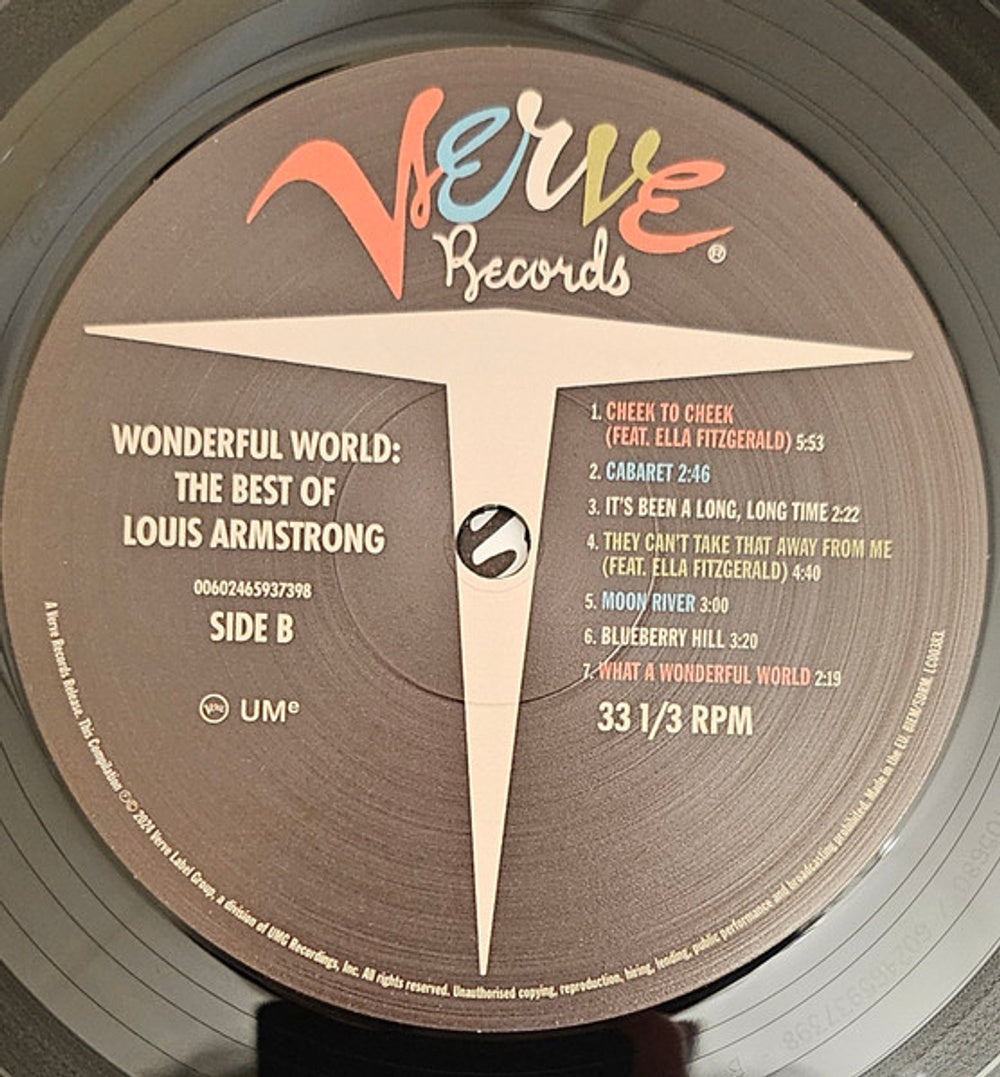 Image 2: Wonderful World: The Best Of Louis Armstrong (LP Vinyl) Vinyl LP | Relix