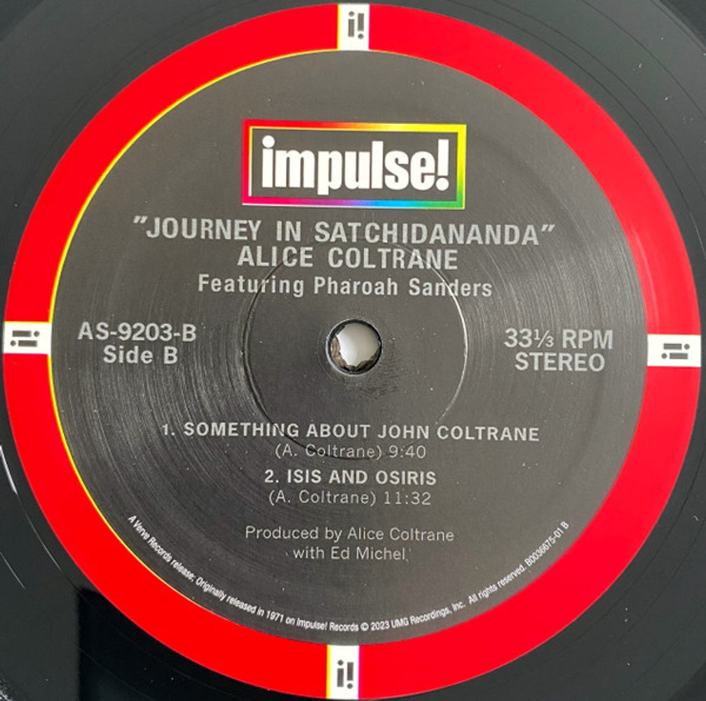 Image 3: Alice Coltrane – Journey In Satchidananda (Verve Acoustic Sounds LP Vinyl) Vinyl LP | Relix