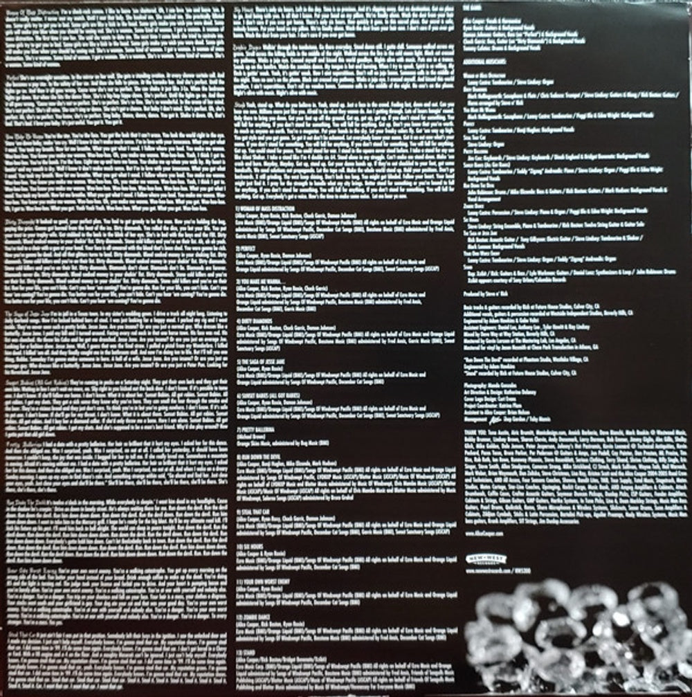Image 3: Alice Cooper – Dirty Diamonds (Limited Edition Transparent Red LP Vinyl) Vinyl LP | Relix
