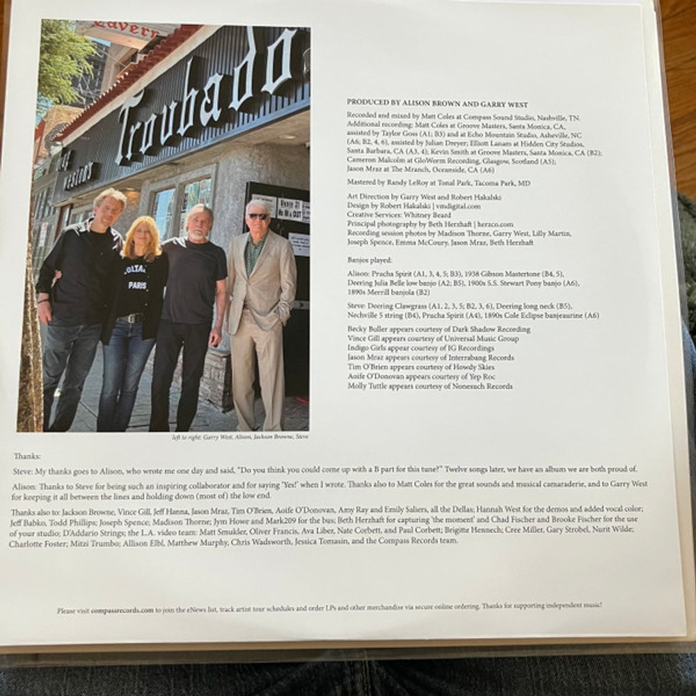 Image 3: Alison Brown  / Martin,Steve – Safe Sensible & Sane - Red (Colored, Limited Edition, Ofgv LP Vinyl) Vinyl LP | Relix