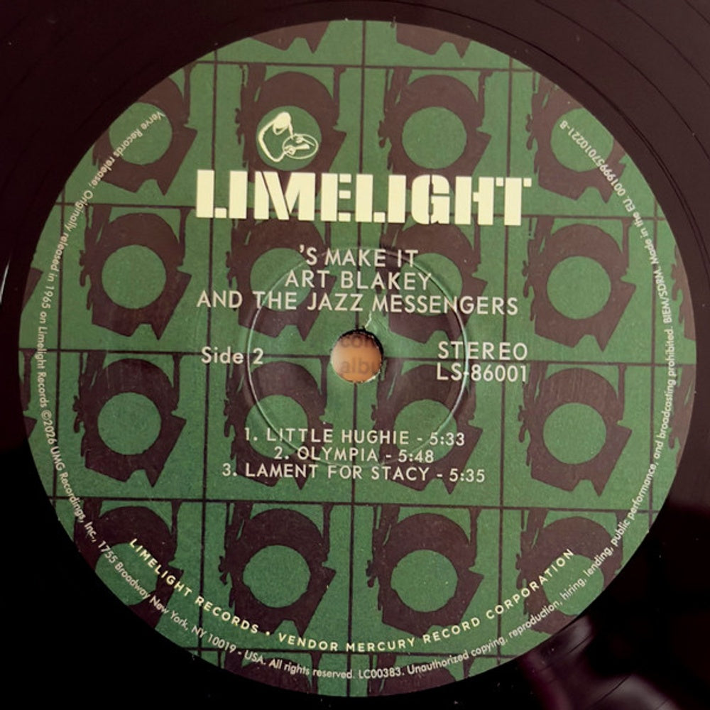 Image 3: Art Blakey  & The Jazz Messengers – 's Make It (Verve Vault Series, 180 Gram LP Vinyl) Vinyl LP | Relix