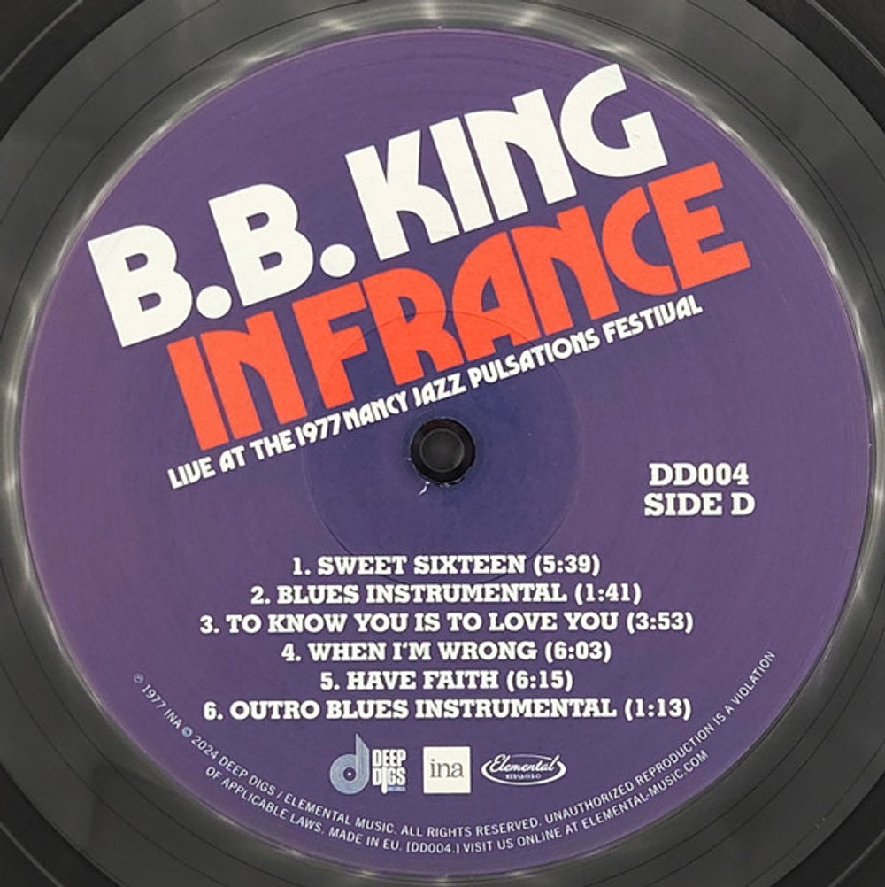 Image 3: B.B. King – In France: Live at the Nancy Jazz Pulsations Festival (1977, RSD Black Friday 2024 LP Vinyl) Vinyl LP | Relix