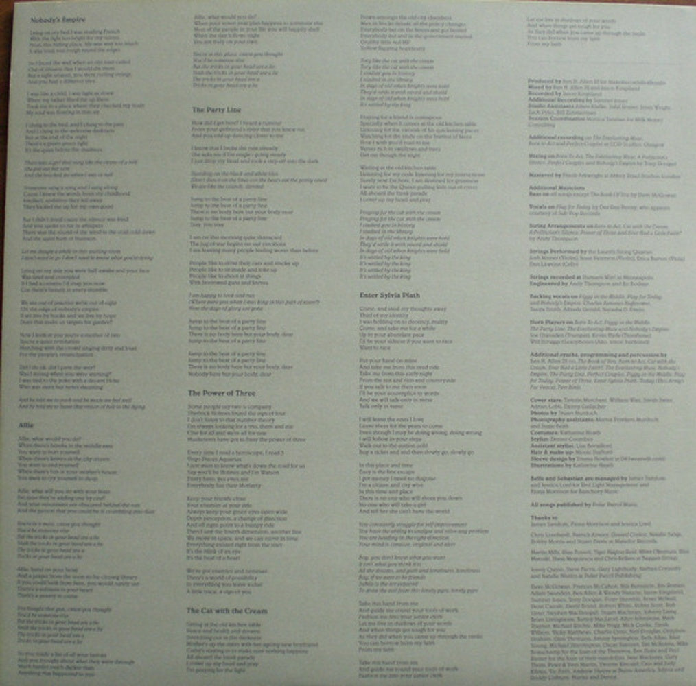 Image 3: Belle And Sebastian – Girls In Peacetime Want To Dance (Limited Edition LP Vinyl) Vinyl LP | Relix