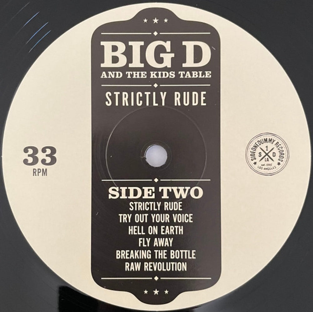 Image 3: Big D and The Kids Table – Strictly Rude (Limited Edition Black/White LP Vinyl) Vinyl LP | Relix