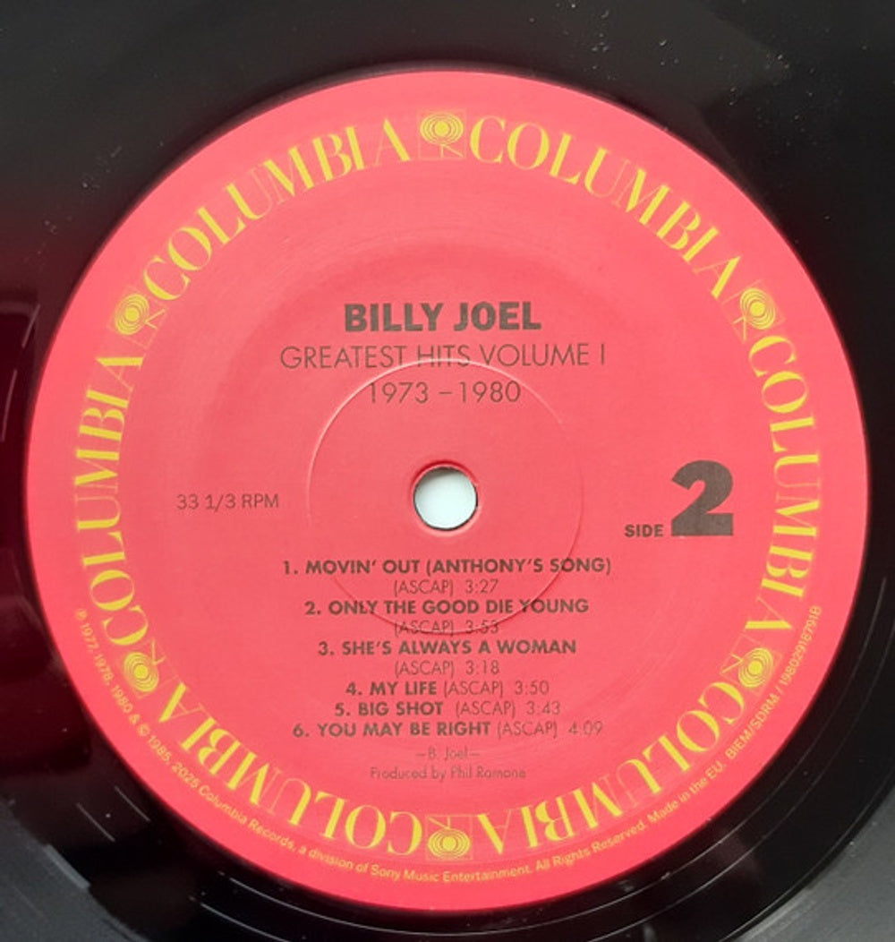 Image 3: Billy Joel – Greatest Hits Volume I & II Vinyl LP | Relix