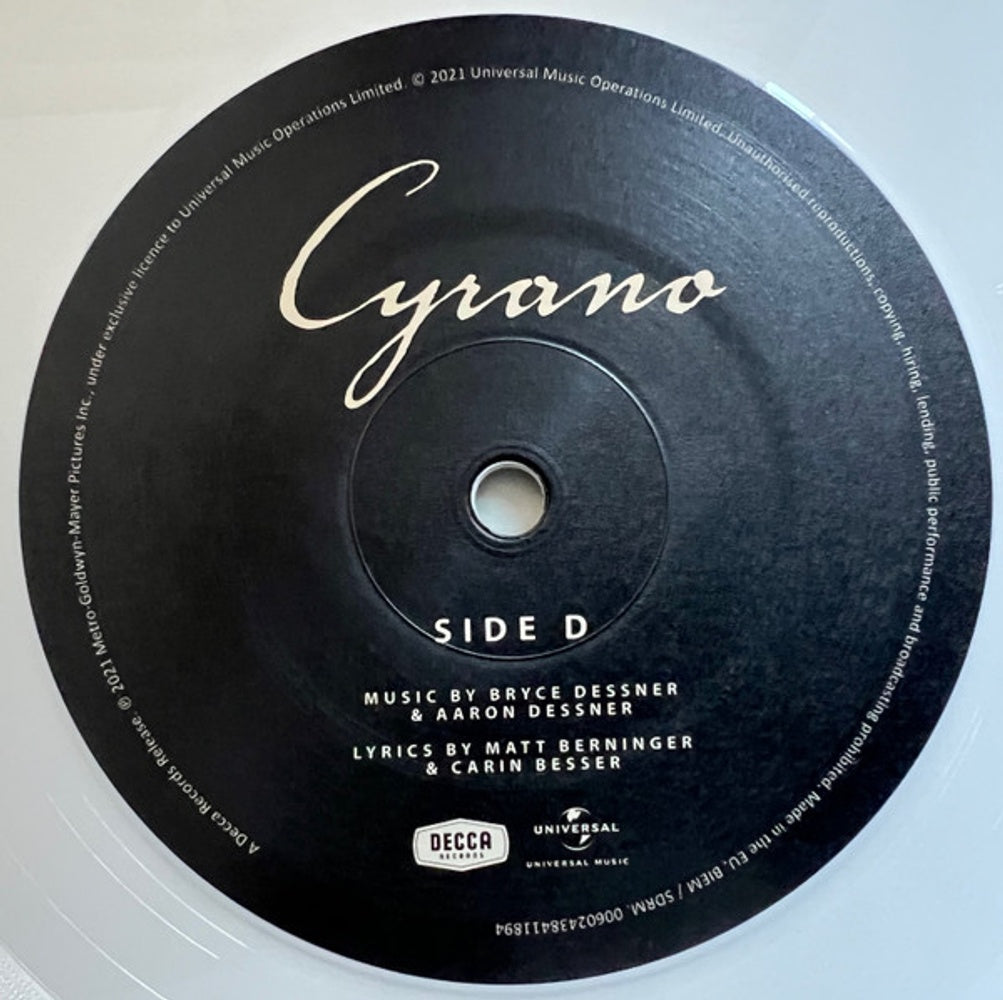 Image 3: Bryce Dessner  / Dessner,Aaron – Cyrano - O.S.T. Vinyl LP | Relix