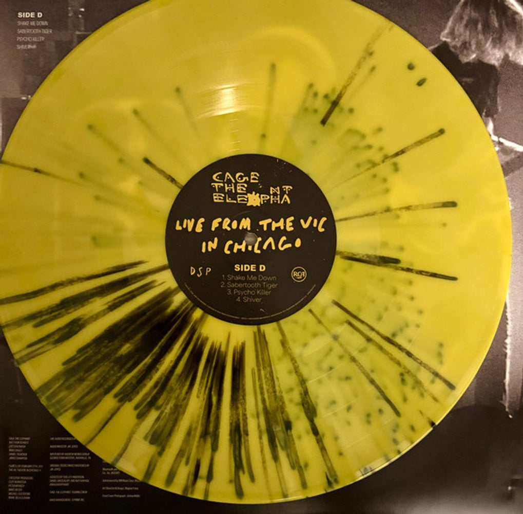 Image 3: Cage The Elephant – Live From The Vic In Chicago (RSD Black Friday 2025 LP Vinyl) Vinyl LP | Relix
