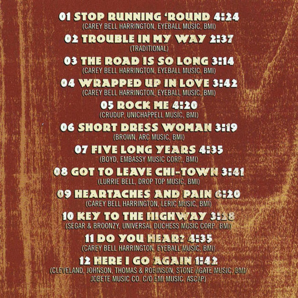 Image 3: Carey Bell & Lurrie – Second Nature CD | Relix