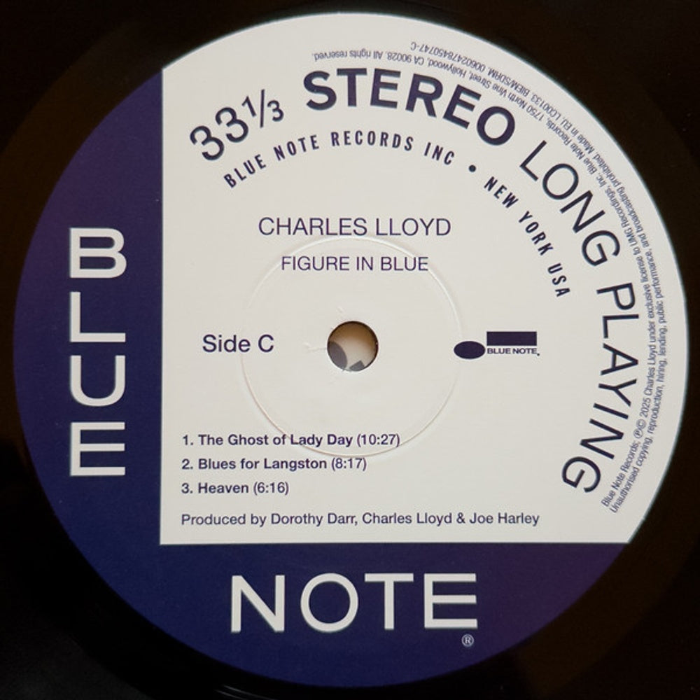 Image 3: Charles Lloyd – Figure In Blue (180 Gram LP Vinyl) Vinyl LP | Relix