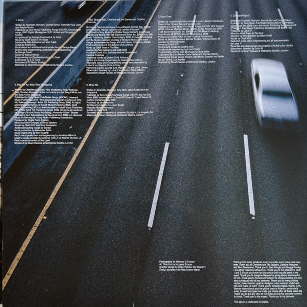Image 3: Charli xcx – Crash - Black Vinyl (LP Vinyl) Vinyl LP | Relix