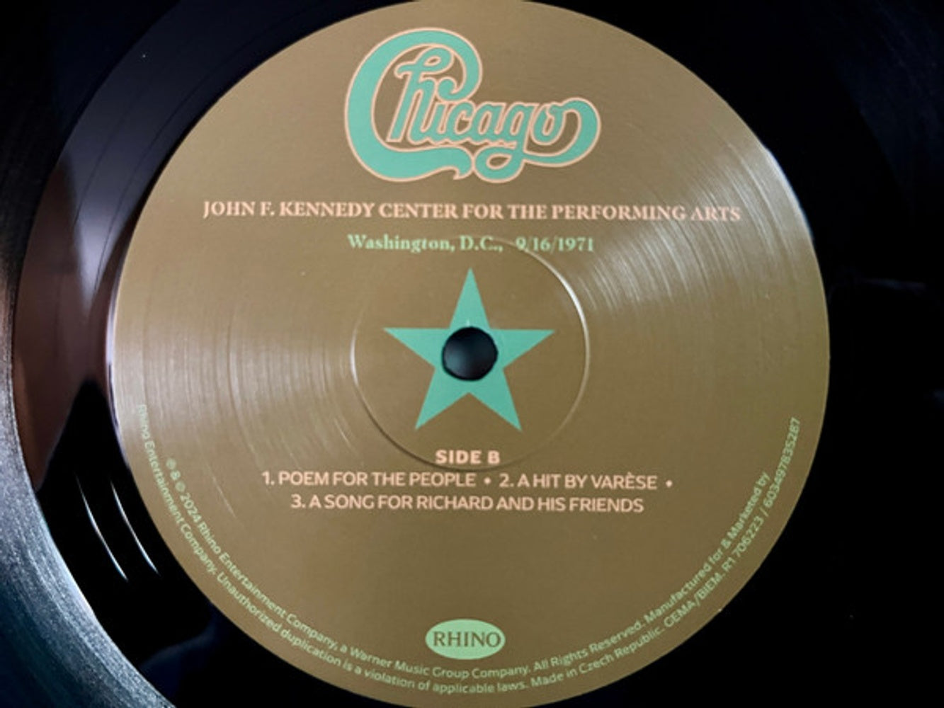 Image 3: Chicago – Chicago At The John F. Kennedy Center For The Perf Vinyl LP | Relix