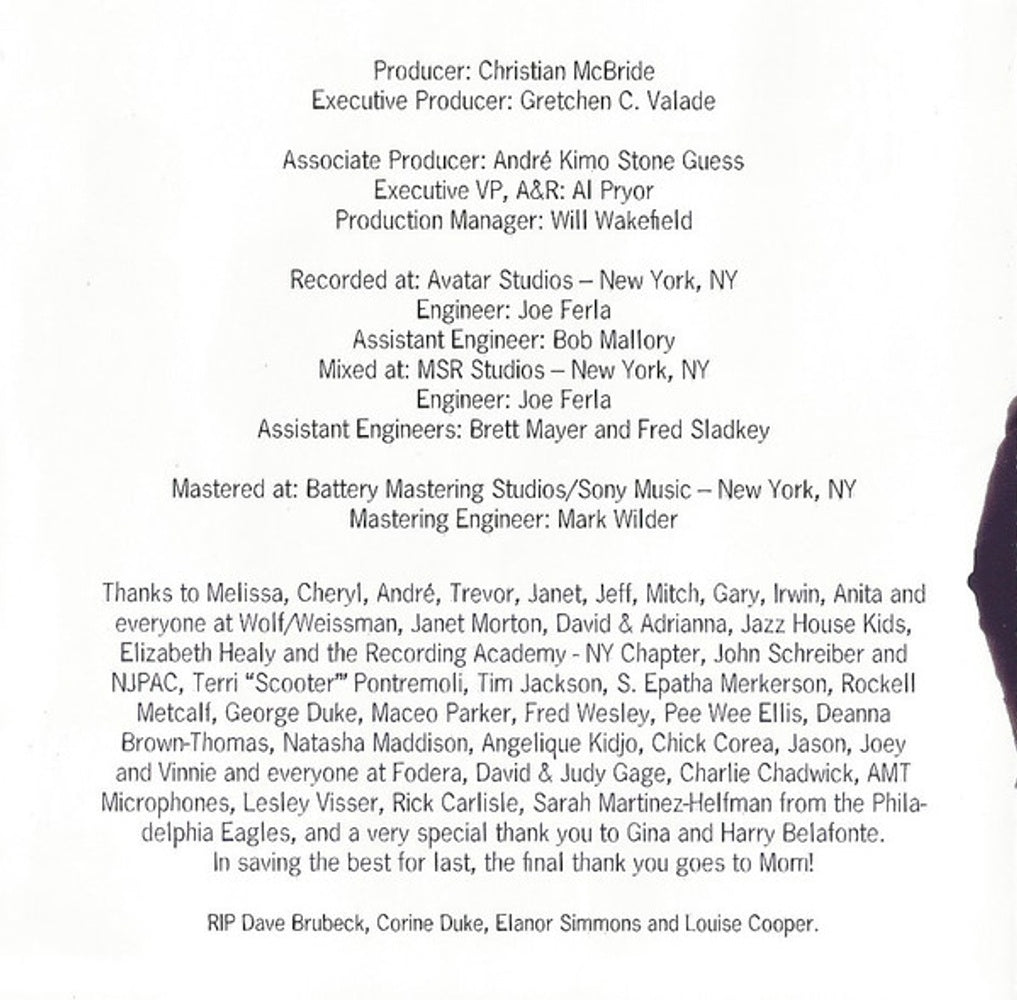 Image 3: Christian Mcbride – Out Here CD | Relix