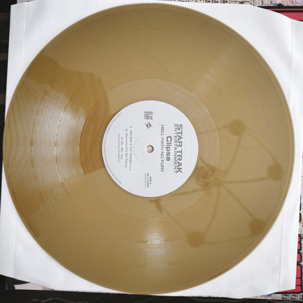 Image 3: Clipse – Hell Hath No Fury (Gold LP Vinyl) Vinyl LP | Relix
