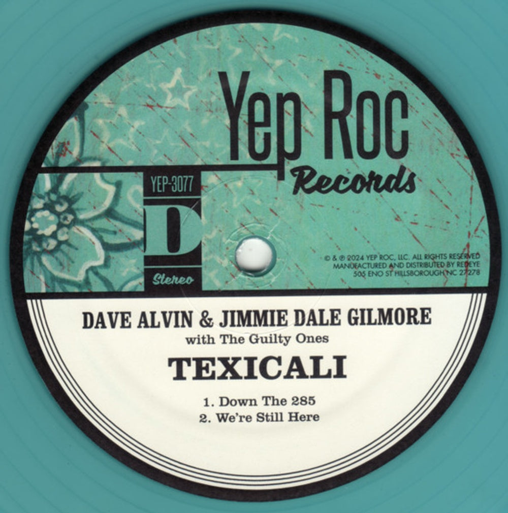 Image 3: Dave Alvin  / Dale Gilmore,Jimmie – Texicali (Blue, Colored LP Vinyl) Vinyl LP | Relix