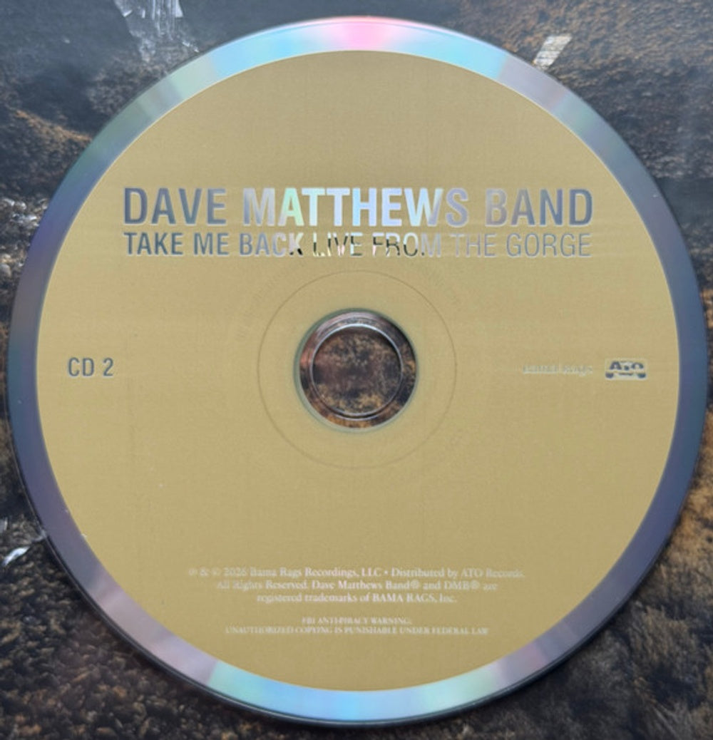 Image 3: Dave Matthews – Take Me Back / Live From the Gorge, George, Wa 8.30.2025 CD | Relix